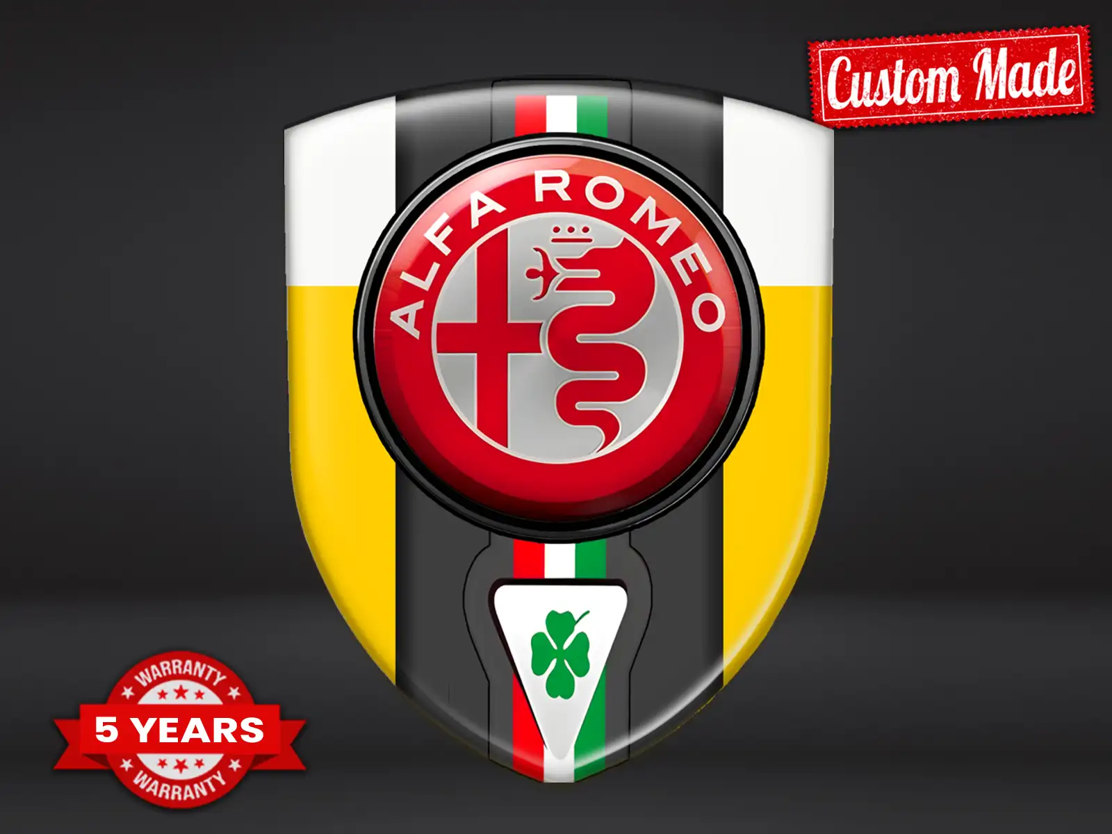 Alfa Romeo Fensteraufkleber Universal Hochwertig Robust Auto